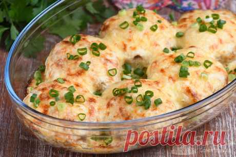 Котлеты под белым соусом в духовке (просто готовить и очень вкусно) | Совет да Еда | Дзен