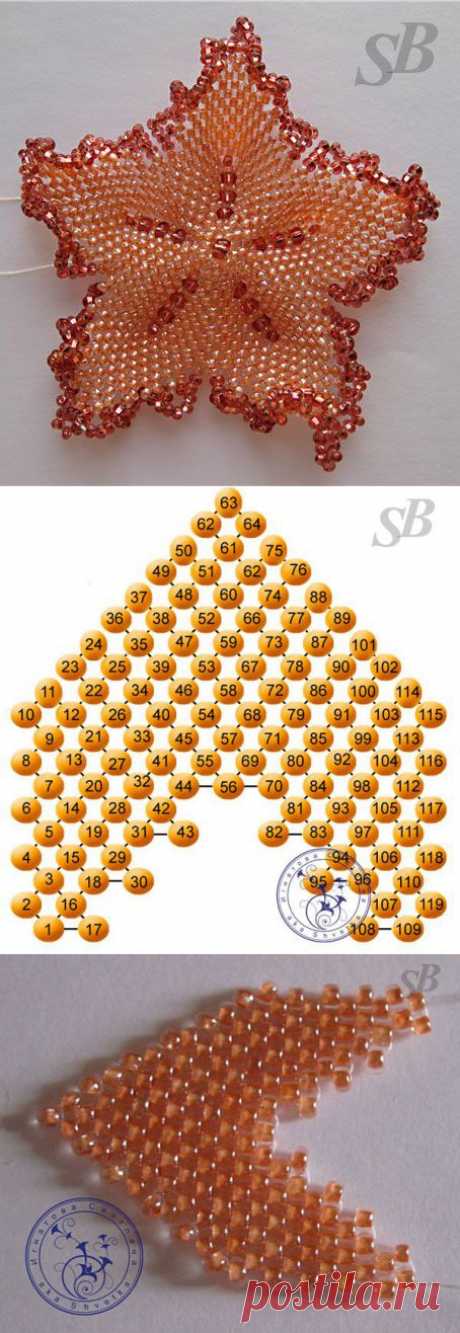 Цветок | Салон Эксклюзивного Бисера beading patterns free