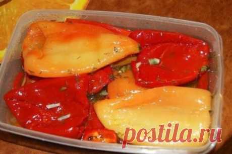 Готовим вкусно - Маринованный болгарский перец