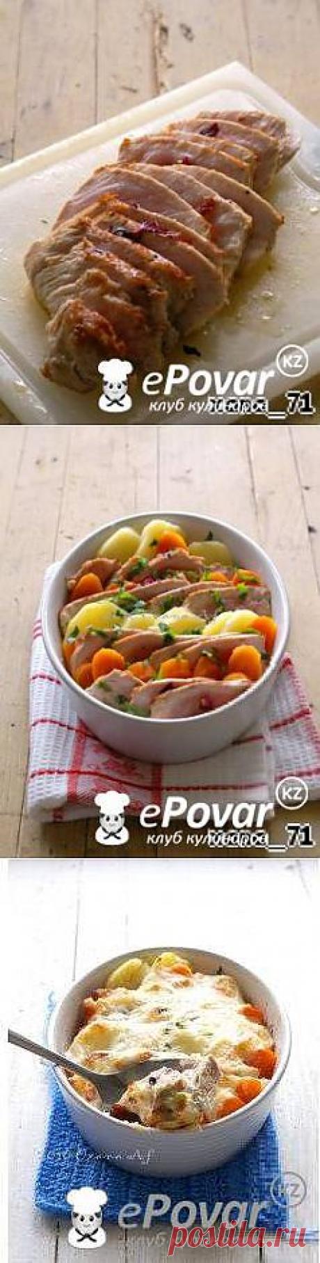 Морковно-картофельный гратин со свининой — Рецепт приготовления с фото — Горячие блюда, Блюда из мяса