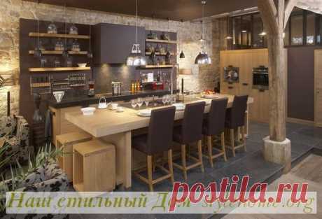 Кухня в стиле лофт