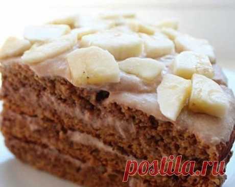 Фитнес-торт с бананово-творожным кремом: худеем вкусно! — ДОМАШНИЕ