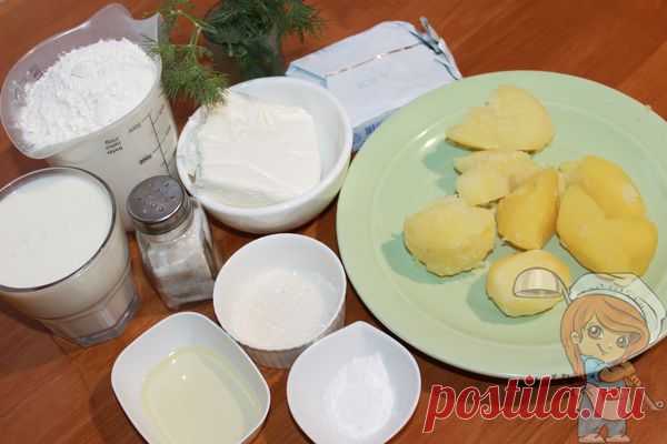 Осетинский пирог на кефире без дрожжей и без мяса