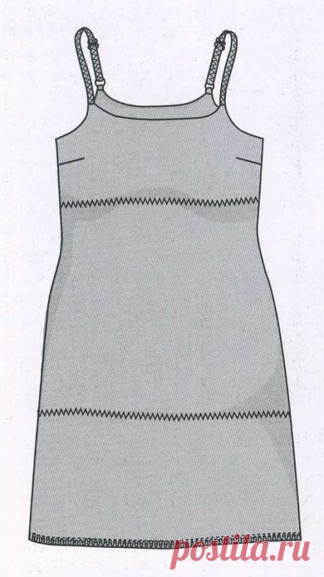 Шитьё. Полезные заметки. Выкройки
Сарафан на бретелях