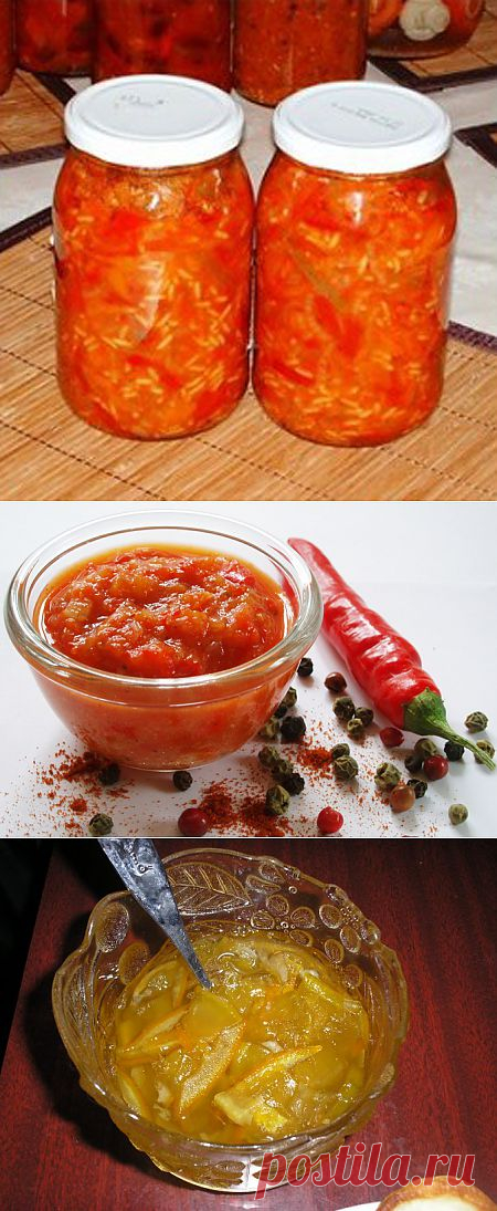 Заготовки из кабачков на зиму: аджики, закуски, лечо, салаты, икра, варенье, цукаты из кабачков.