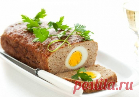 Рулет из фарша с яйцом в духовке - рецепт с фото / Простые рецепты