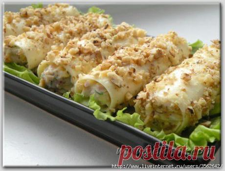 Сырные трубочки