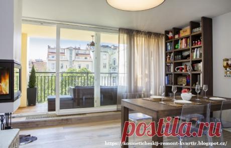 Косметический ремонт квартир: Дизайн интерьера квартиры любителя хорошей еды и качественных велосипедов