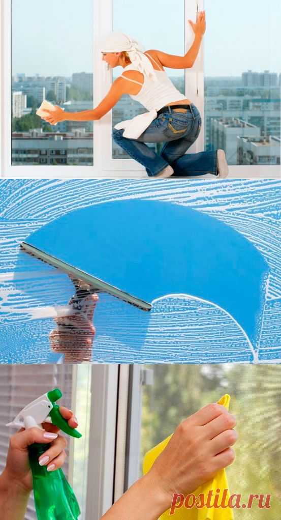 Мойка окон: этапы процесса и средства для мытья