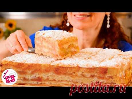 ТАЕТ во РТУ! Пирог "ТРИ СТАКАНА" Вкусный яблочный пирог! Все смешал и в духовку! Просто и вкусно!