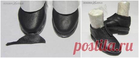 Классические мужские туфли для кукол. – 36 фотографий