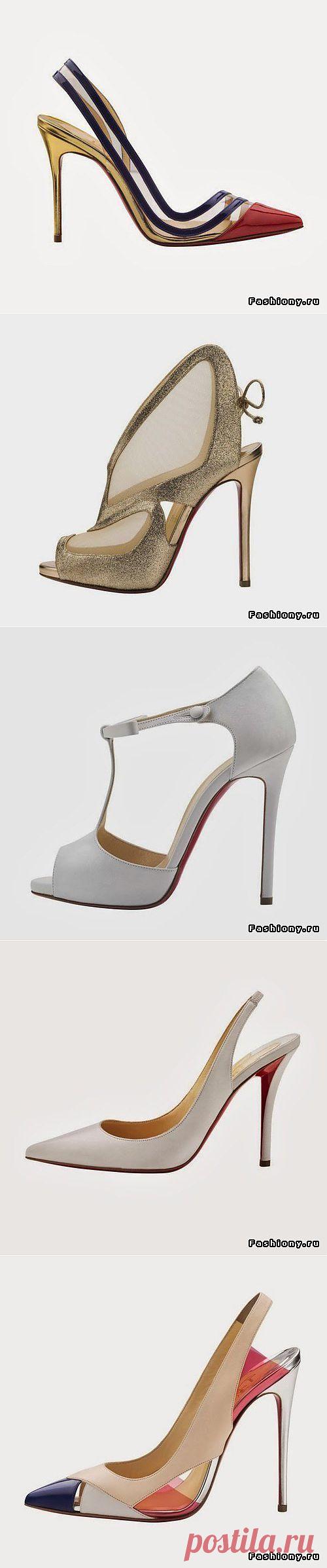 Christian Louboutin. Коллекция обуви весна-лето 2014 - открытые туфли