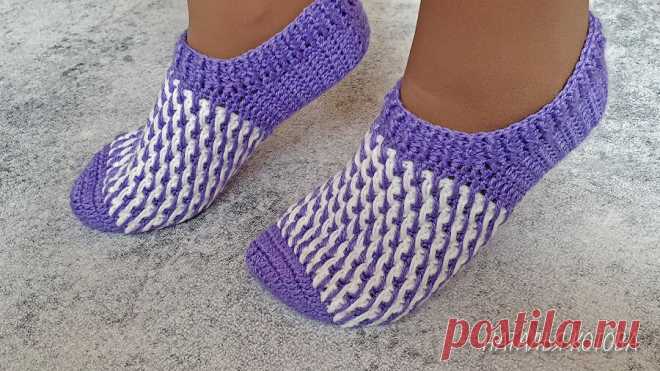 Идеально сидят на ноге! Следки крючком. Свяжет каждый! | Natali_crochet | Яндекс Дзен