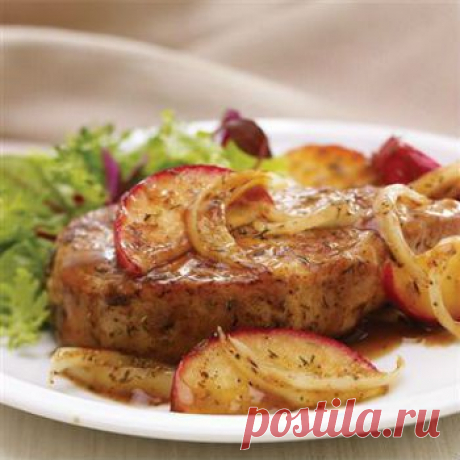 Рецепт свинины с яблоками - Горячие блюда . 1001 ЕДА вкусные рецепты с фото!