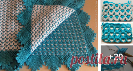 Modelo de Manta de Bebé de Doble Cara ⋆ Manualidades Y DIYManualidades Y DIY