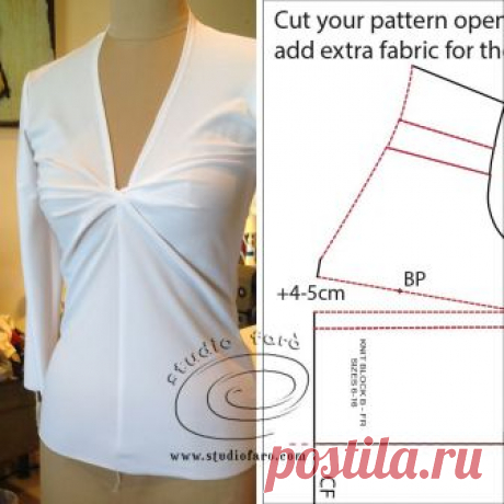Download this detailed worksheet to make your own #JerseyTwistPattern Worksheet (Download)" https://www.studiofaro.com/pattern-making-worksheets?utm_content=buffer0b9cb&utm_medium=social&utm_source=pinterest.com&utm_campaign=buffer #PatternPuzzles #SewingPatterns - Salvabrani