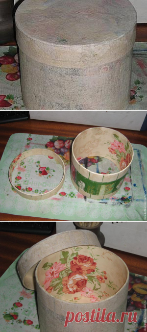 Как сделать круглую коробочку любого размера - Ярмарка Мастеров - ручная работа, handmade