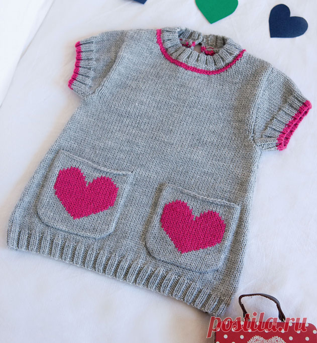 Modèle tunique à poches layette - Modèles Layette - Phildar