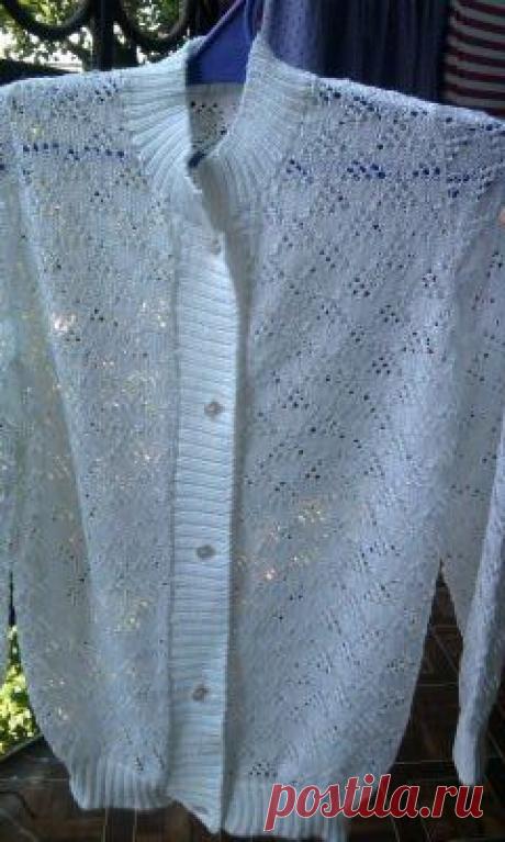 кофта ажур для девочки