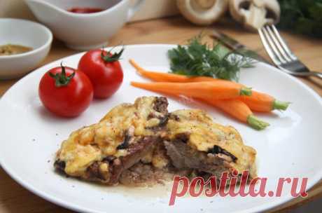 Говяжье филе по-французски с шампиньонами и картофелем рецепт с фото пошагово и видео - 1000.menu