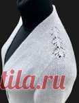 Ажурное плечо спицами