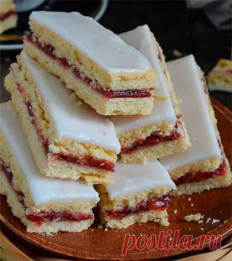 Песочные полоски с джемом: фото рецепт, приготовление, ингредиенты