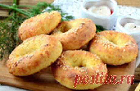 Творожные бублики с сыром