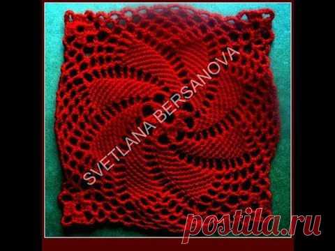 Мотив  МЕЛЬНИЦА | Вязание крючком и спицами