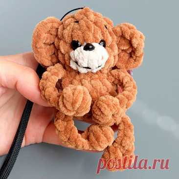 PDF Обезьянка крючком. FREE crochet pattern; Аmigurumi toy patterns. Амигуруми схемы и описания на русском. Вязаные игрушки и поделки своими руками #amimore - плюшевая обезьянка, маленькая обезьяна из плюшевой пряжи, мартышка.