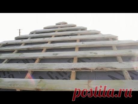 Простой способ самому построить вальмовую крышу ч.3