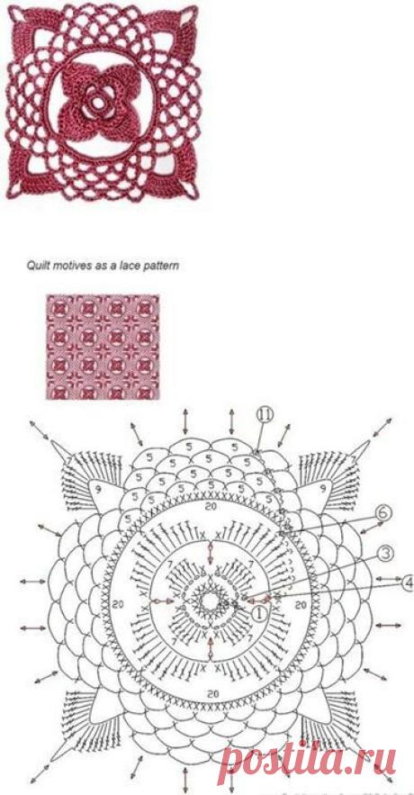 Crochet Turkish Tiles