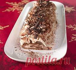 Праздничный торт, рулет, рулет с творожным кремом, бисквитный рулет приготовления