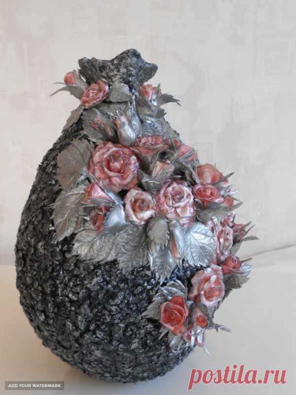 Интерьерная ваза Розовые мечты купить в Беларуси HandMade, цены в интернет магазинах
