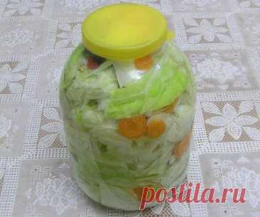 Маринованная капустка едим через сутки — Домашняя кулинария
