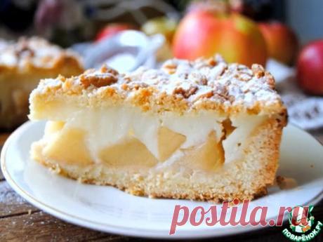 Польская шарлотка с заварным кремом Кулинарный рецепт