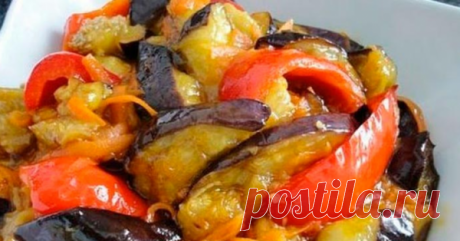 Вкусная закуска из баклажанов в кисло-сладком соусе, которая не принесет вреда талии