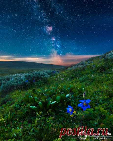 Млечный Путь над хребтом Хамар-Дабан. Автор фото: Алексей Байфа. Добрых снов.