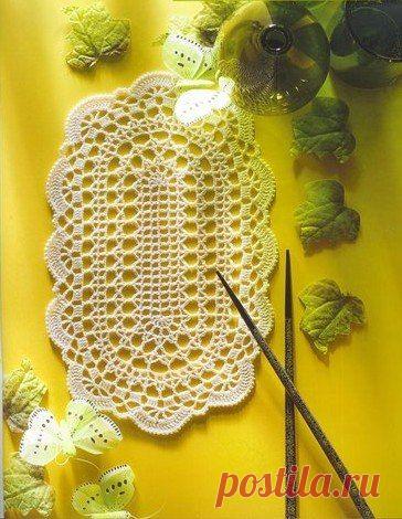 Овальная салфетка - Для уюта в доме