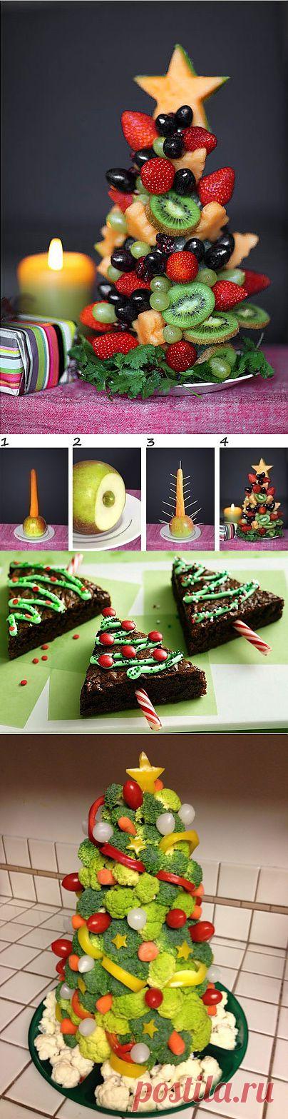 Съедобные новогодние елочки.