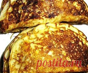 Вкусные чебуреки из блинов.