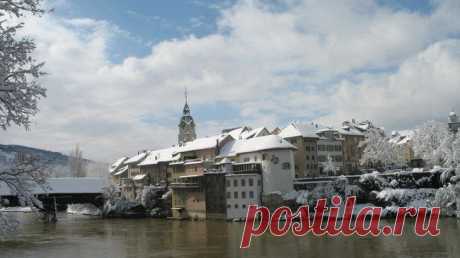 Город #Ольтен в Кантоне #Золотурн, #Швейцария