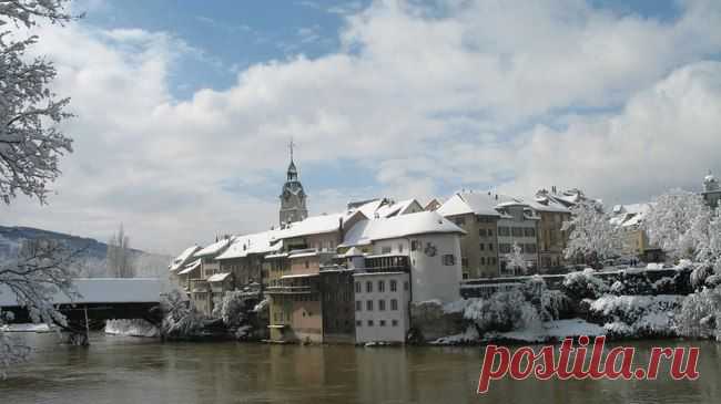 Город #Ольтен в Кантоне #Золотурн, #Швейцария