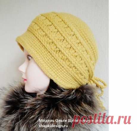 Вязаные шапки - Ольга Щепетильникова Лео доска объявлений - Вязаная шляпа Герда.