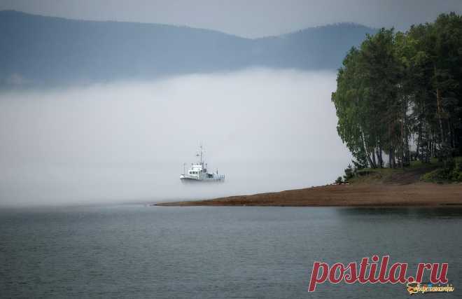 Плывущий по туману. | Фотосайт СуперСнимки.Ру