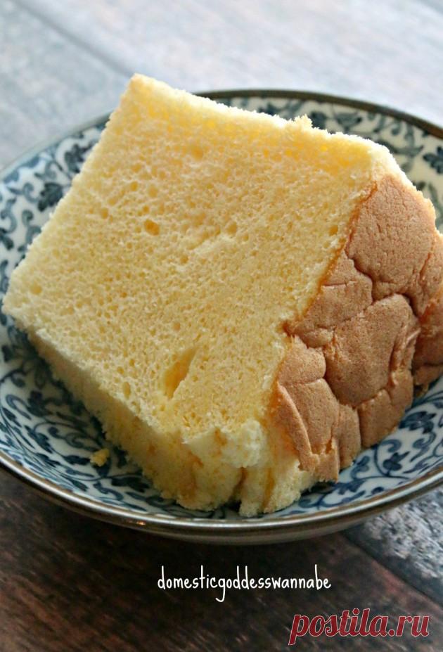манго йогурт шифон торт | домашняя богиня подражатель