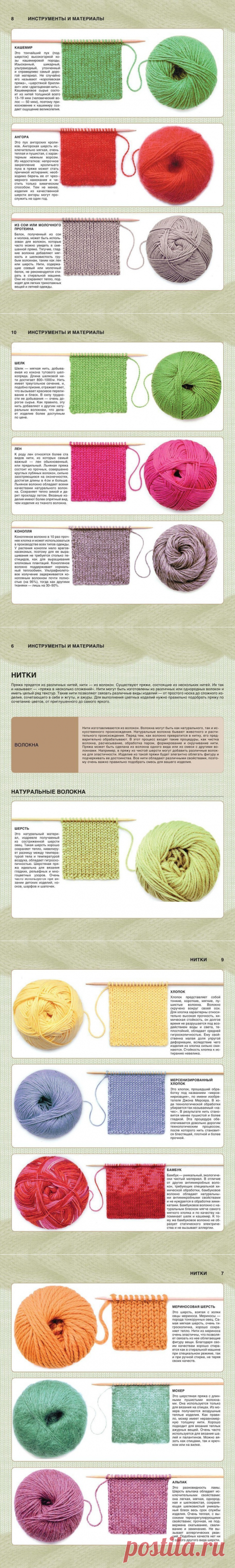 Путеводитель по видам пряжи — Сделай сам, идеи для творчества - DIY Ideas