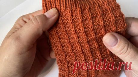 Мила Кудрявцева Все о вязании и рукоделии | Узор из 4 петель подойдет и для носков, и для свитеров, и для шапок