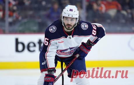 Нападающий &quot;Коламбуса&quot; Марченко забросил 11-ю шайбу в дебютном сезоне НХЛ. &quot;Коламбус&quot; в четверг обыграл &quot;Эдмонтон&quot; со счетом 3:2 в овертайме