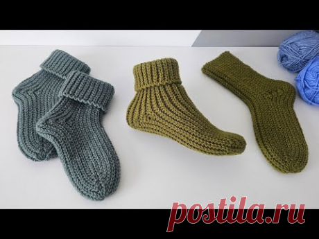 КАК СВЯЗАТЬ НОСКИ крючком для взрослых / вязание для начинающих / easy crochet socks