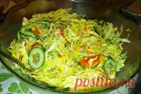 Салат из савойской капусты